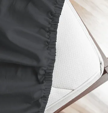 Prostěradlo Antracitové ELASTAN - II. Jakost