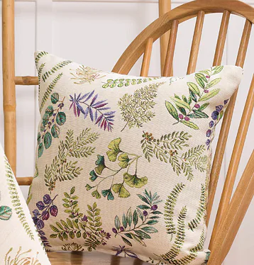 Gobelínový povlak Green Leaves