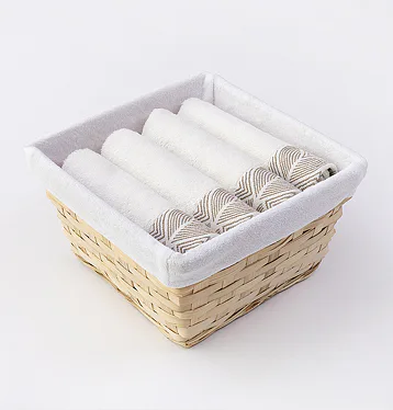Košík ručníků Beech bílá 4 ks