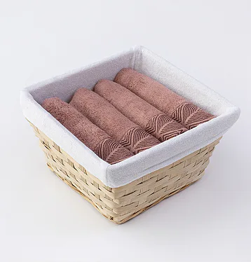 Košík ručníků Beech Rose Pink 4 ks