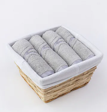 Košík ručníků Lumina Grey 4 ks