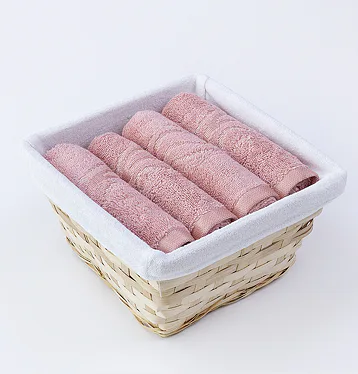 Košík ručníků Lumina Old Rose 4 ks