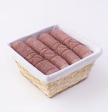 Košík ručníků Sophia Rose Pink 4 ks