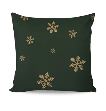 Povlak Vločky zelené