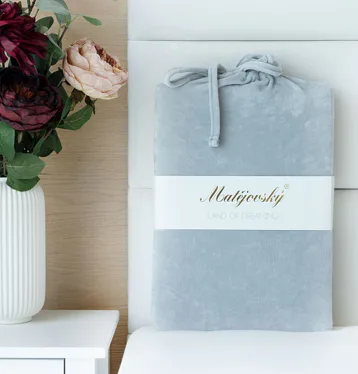 Light Grey COTTON MICROPLUSH