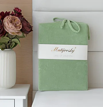 Green COTTON MICROPLUSH