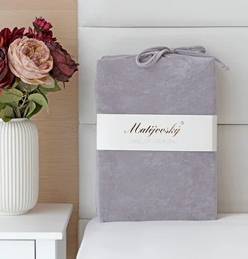 Medium Grey COTTON MICROPLUSH