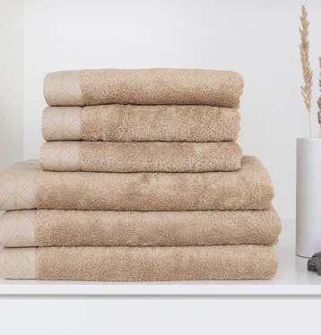 Ručník Beech světle hnědá