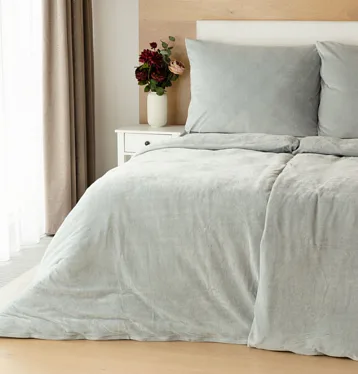 Cotton microplush GREY