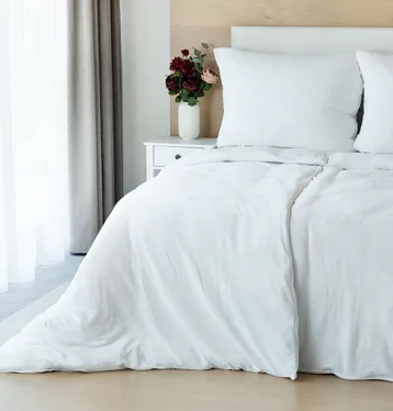 Cotton microplush WHITE