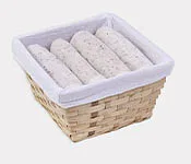 Košík ručníků Olympia béžová 4 ks