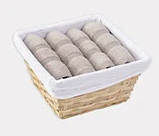 Košík ručníků Devon Beige tmavý 4 ks