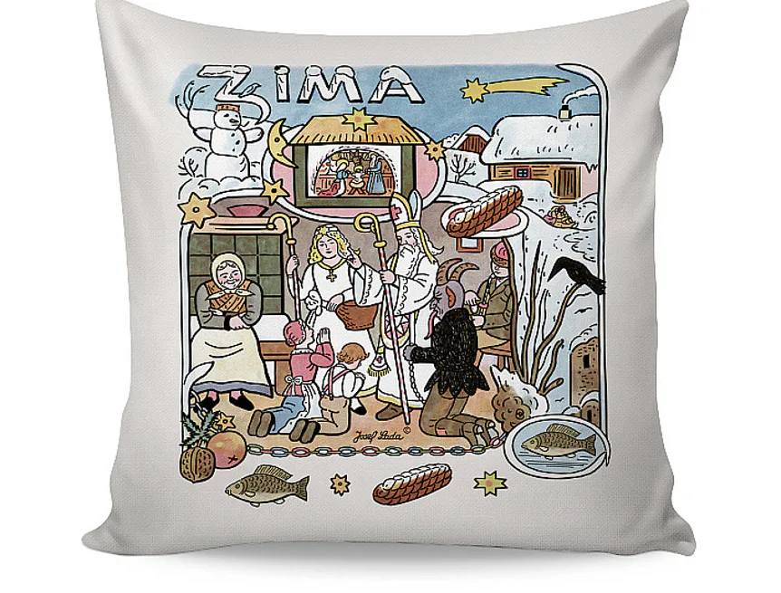 Povlak Lada Zeměklíč - Zima